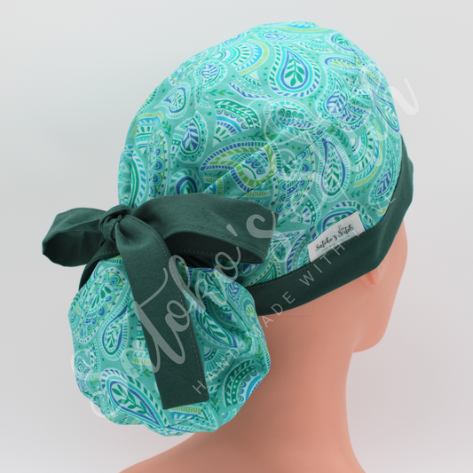 Aqua Paisley