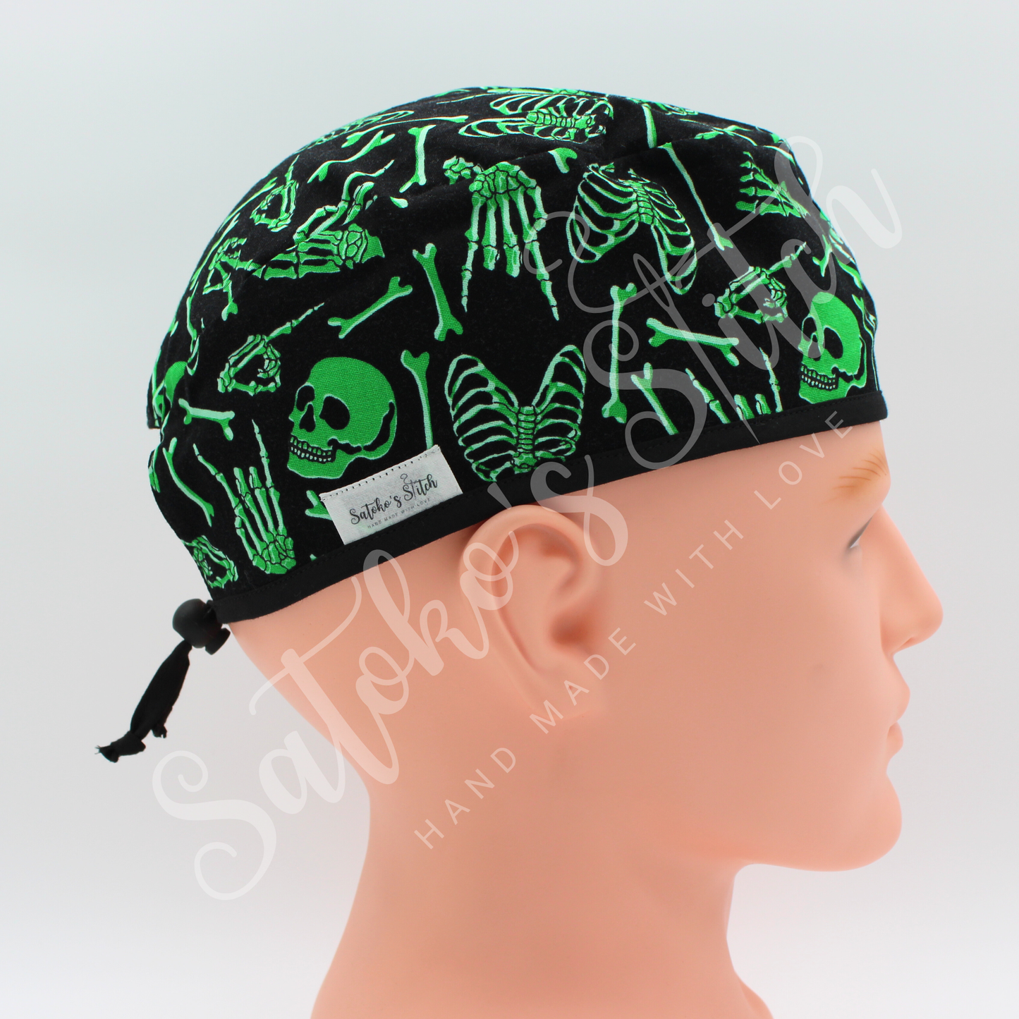 Green Glow in the Dark Bones